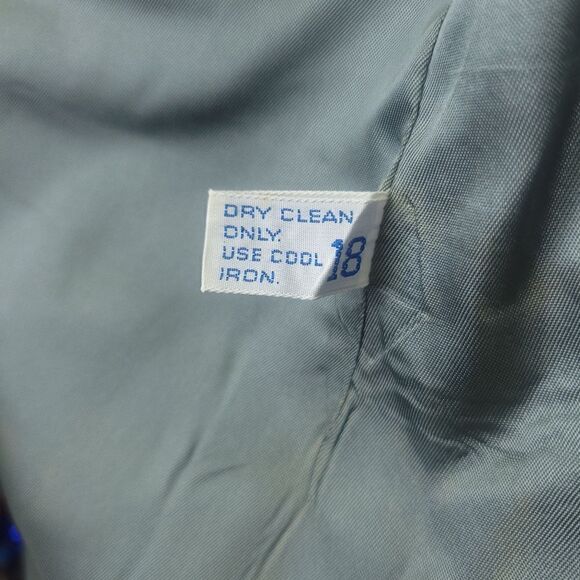 Vintage Anthony Allen Brown Wool Blend Two Button Blazer Size Med - Picture 13 of 13